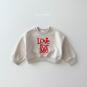 DAILYBEBE KIDS LOVE FOR ME TOP BOTTOM SET**PREORDER