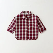 Load image into Gallery viewer, DAILYBEBE KIDS CHECK SHIRT**PREORDER
