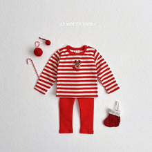 Load image into Gallery viewer, VIVID KIDS Xmas Stripe Pajamas*preorder