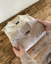 Load image into Gallery viewer, AOSTA MOM/ KIDS Eyelet Cardigan*Preorder