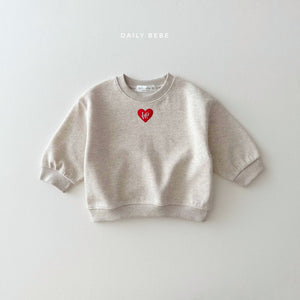 DAILYBEBE KIDS LOVE TOP BOTTOM SET**PREORDER