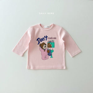 DAILYBEBE KIDS DONT RUSH TOP BOTTOM SET**PREORDER