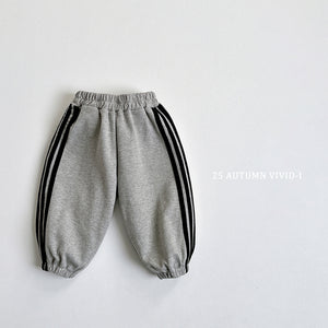 VIVID KIDS STRIPE CASUAL PANTS*PREORDER