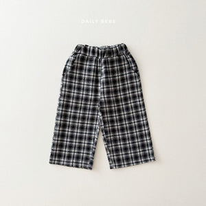 DAILYBEBE KIDS CHECK PANTS**PREORDER