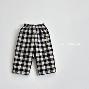VIVID KIDS CHECK LONG PANTS*PREORDER