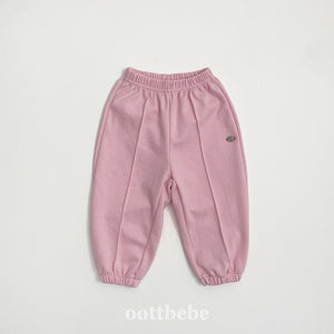 OTTO KIDS PINK TUCK PANTS**PREORDER