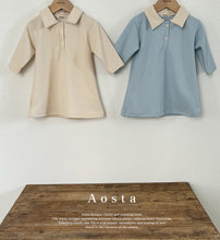 Load image into Gallery viewer, AOSTA KIDS Pk Collar Dress*Preorder