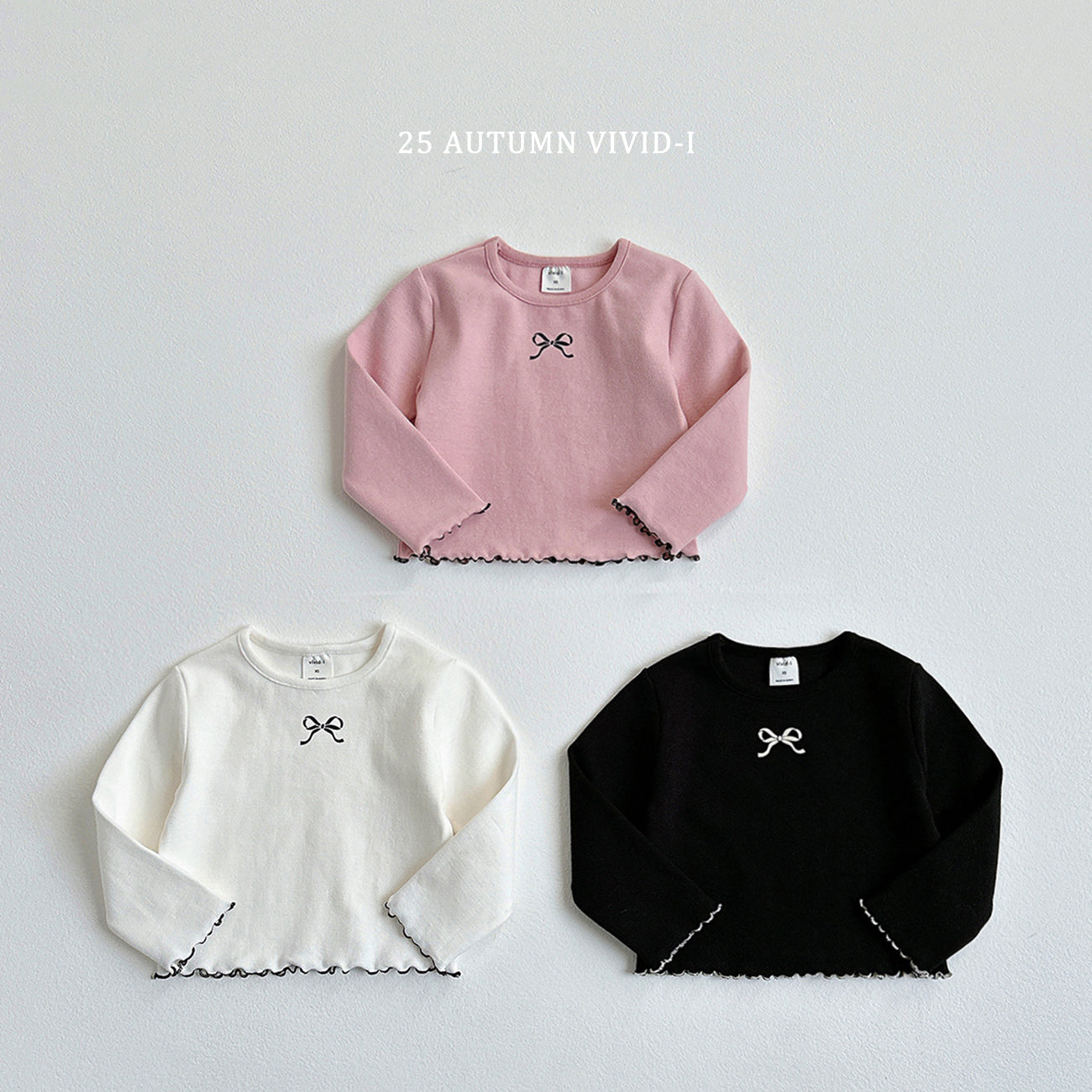 VIVID KIDS BOW TEE SHIRT*PREORDER