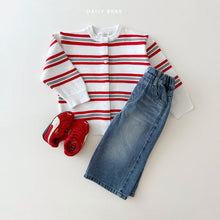 Load image into Gallery viewer, DAILYBEBE KIDS STRIPE CARDIGAN**PREORDER