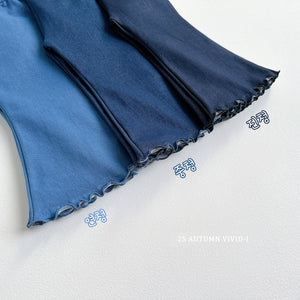 VIVID KIDS BLUE DENIM BOOTSCUT PANTS*PREORDER