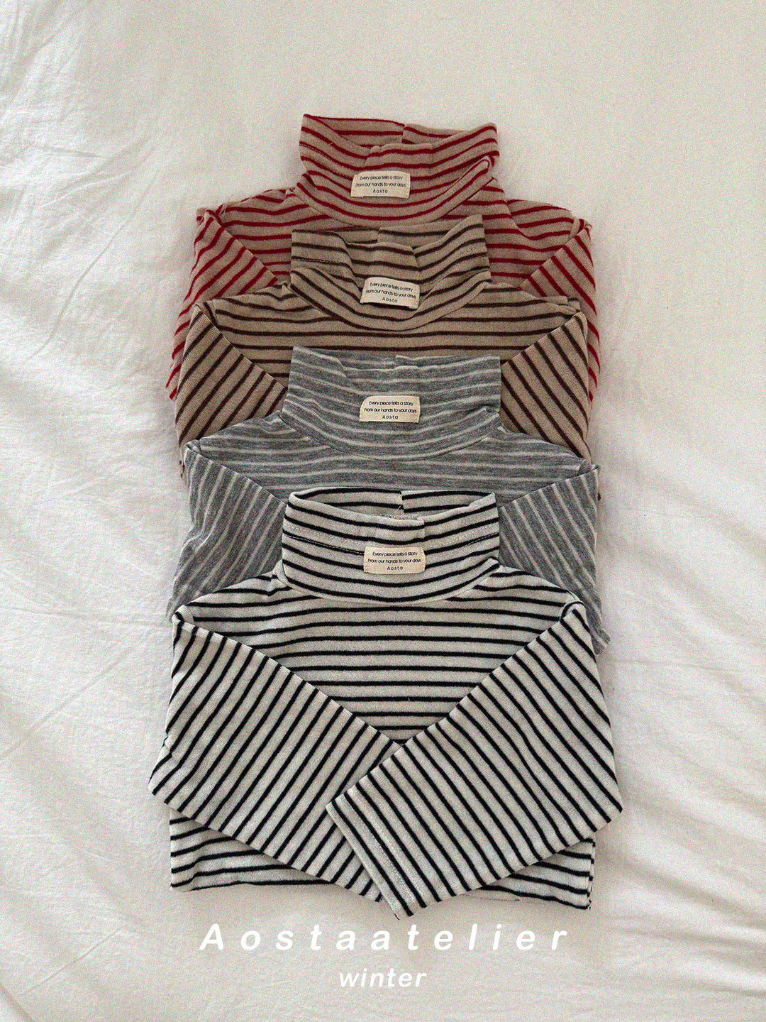 AOSTA KIDS WOOL TURTLENECK*PREORDER