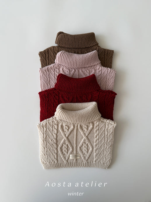 AOSTA KIDS KNIT NECK WARMER*PREORDER