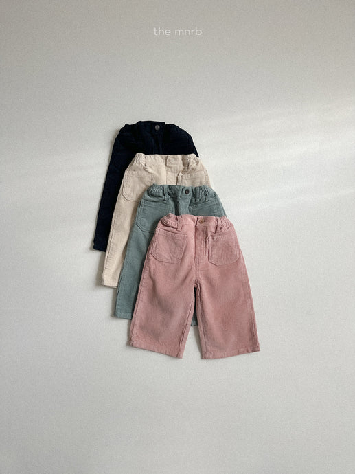 MINIROBE KIDS BOBO CORDUROY PANTS**Preorder