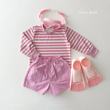 Load image into Gallery viewer, DAILYBEBE KIDS LONG SLEEVES STRIPE SHIRT (with mom)**PREORDER