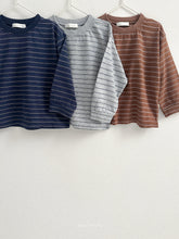 Load image into Gallery viewer, MINIROBE KIDS STRIPE TEE SHIRT**Preorder
