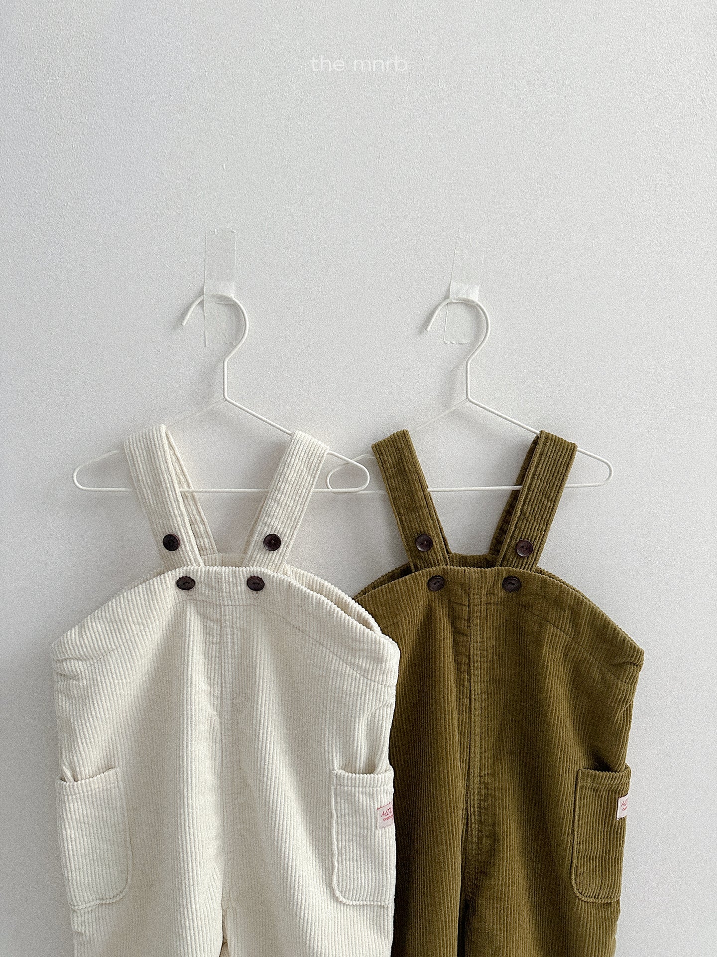 MINIROBE KIDS OLIVE OVERALL**Preorder