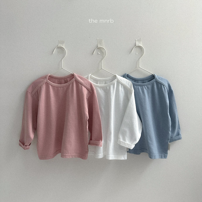 MINIROBE KIDS PLAIN LOOSE TEE SHIRT *Preorder