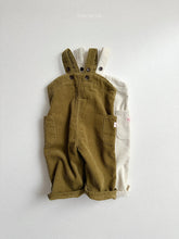 Load image into Gallery viewer, MINIROBE KIDS OLIVE OVERALL**Preorder