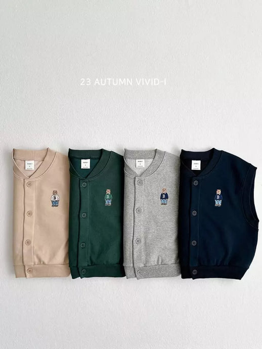 VIVID KIDS Button Vest *preorder