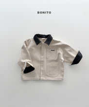 Load image into Gallery viewer, BONITO KIDS LEATHER COLLAR JACKET*PREORDER