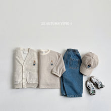 Load image into Gallery viewer, VIVID KIDS BEAR CARDIGAN*PREORDER