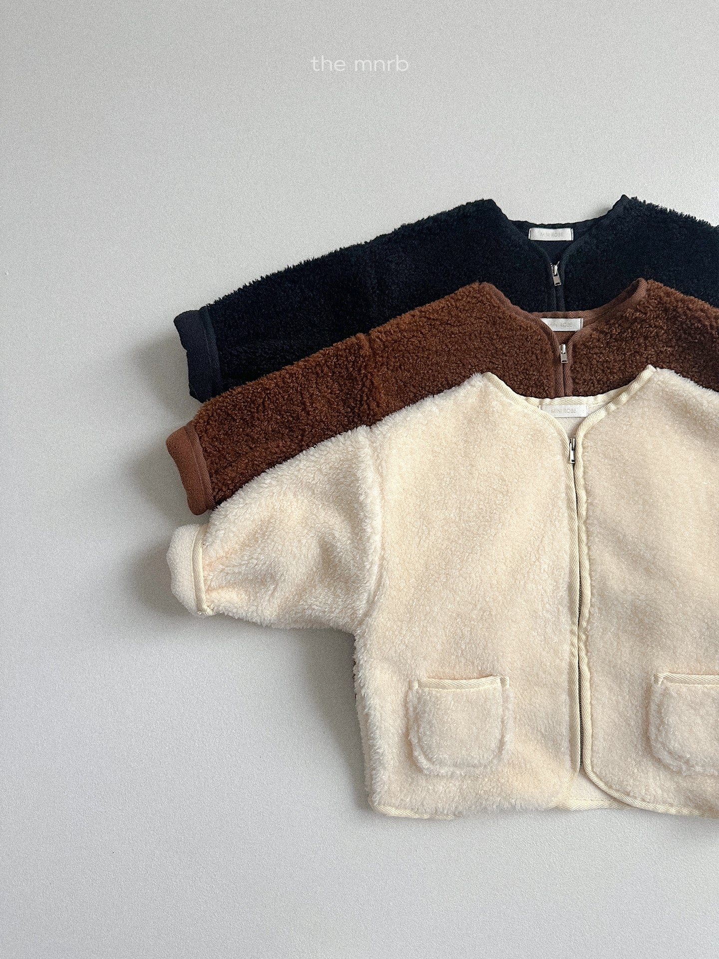 MINIROBE KIDS BEAR ZIP UP**Preorder