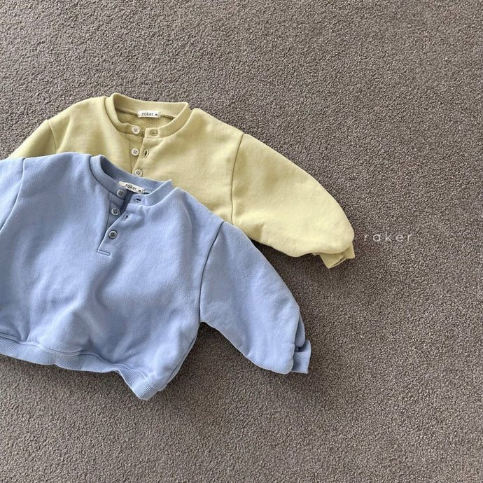 RAKER KIDS BUTTON SWEAT SHIRT** Preorder