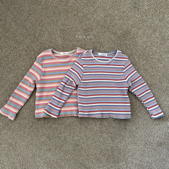 RAKER KIDS STRIPE TEE SHIRT** Preorder