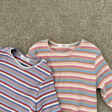 Load image into Gallery viewer, RAKER KIDS STRIPE TEE SHIRT** Preorder