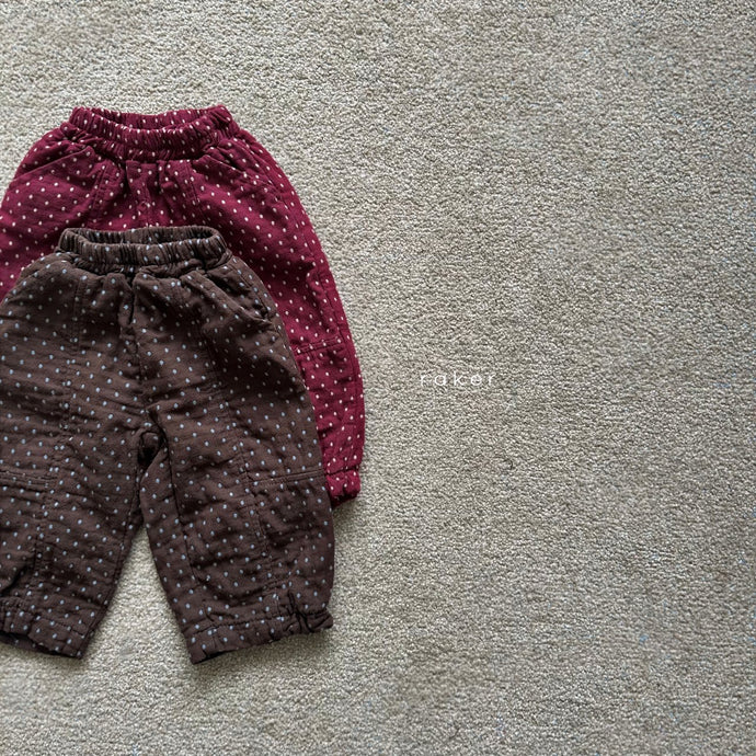 RAKER KIDS DOT PANTS ** Preorder