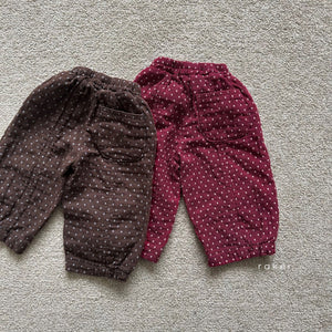 RAKER KIDS DOT PANTS ** Preorder