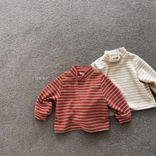 Load image into Gallery viewer, RAKER KIDS STRIPE TURTLE NECK TEE** Preorder