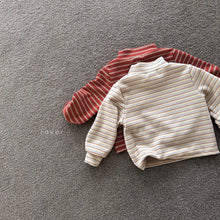 Load image into Gallery viewer, RAKER KIDS STRIPE TURTLE NECK TEE** Preorder