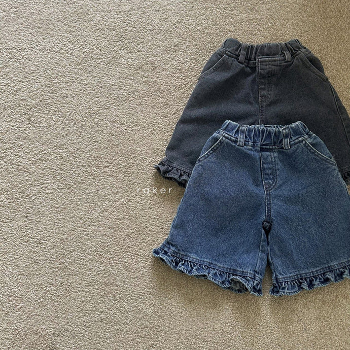 RAKER KIDS FRILL DENIM JEANS** Preorder