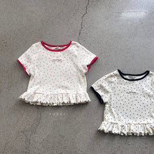 Load image into Gallery viewer, RAKER KIDS DOT FRILL TOP** Preorder