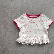 Load image into Gallery viewer, RAKER KIDS DOT FRILL TOP** Preorder