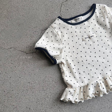Load image into Gallery viewer, RAKER KIDS DOT FRILL TOP** Preorder