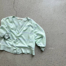 Load image into Gallery viewer, RAKER KIDS SODA STRIPE CARDIGAN** Preorder
