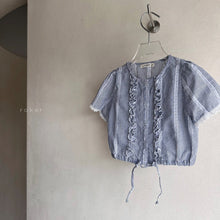 Load image into Gallery viewer, RAKER KIDS RUFFLE BLOUSE* Preorder