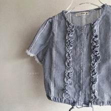 Load image into Gallery viewer, RAKER KIDS RUFFLE BLOUSE* Preorder