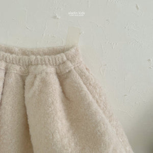 ALADIN KIDS Mongle Check Wrinkle Skirt*Preorder