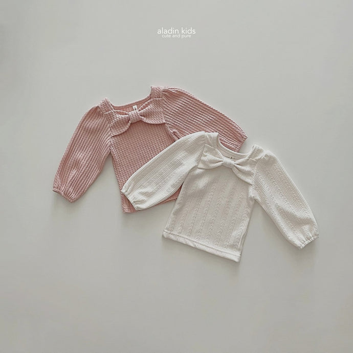 ALADIN KIDS Petit Ribbon Tee *Preorder