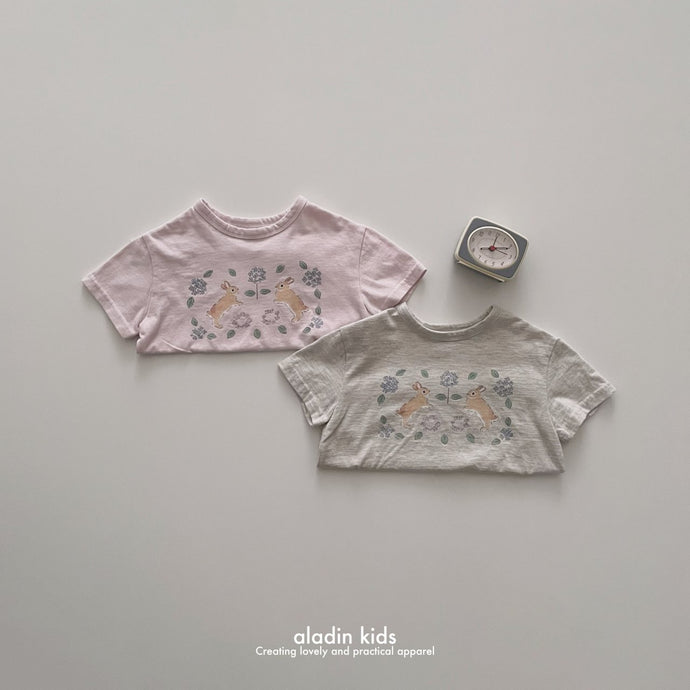 ALADIN KIDS Cute Short Sleeve Rabbit Tee*Preorder