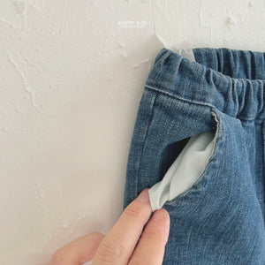 ALADIN KIDS Fleece Frill Denim Pants*Preorder