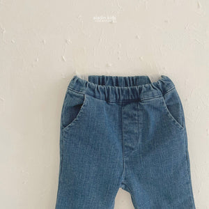ALADIN KIDS Fleece Frill Denim Pants*Preorder