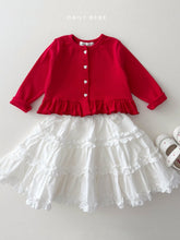 Load image into Gallery viewer, DAILYBEBE KIDS WHITE SKIRT**PREORDER