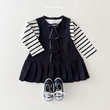 Load image into Gallery viewer, DAILYBEBE KIDS RIBBON BLACK DRESS**PREORDER