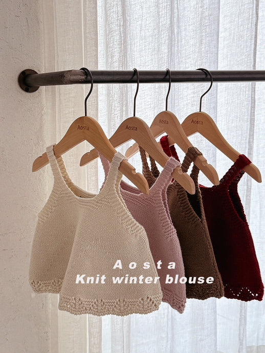 AOSTA KIDS KNIT BLOUSE*PREORDER