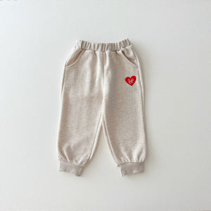 DAILYBEBE KIDS LOVE TOP BOTTOM SET**PREORDER