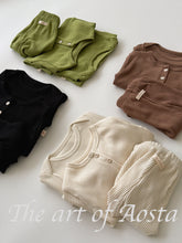 Load image into Gallery viewer, AOSTA FALL BUTTER BUTTON TEE**PREORDER